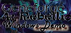 Box art for Geneforge 4: Rebellion Windows Demo