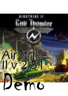 Box art for AirStrike II v 2.51 Demo