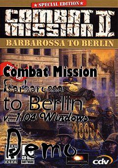 Box art for Combat Mission Barbarossa to Berlin v. 1.04 Windows Demo