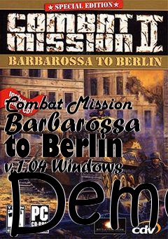 Box art for Combat Mission Barbarossa to Berlin v. 1.04 Windows Demo