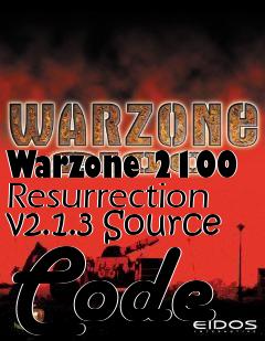 Box art for Warzone 2100 Resurrection v2.1.3 Source Code