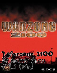 Box art for Warzone 2100 Resurrection v2.1.3 (Win)