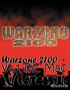 Box art for Warzone 2100 v2.1 RC Mac Version