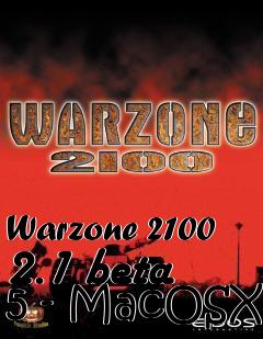 Box art for Warzone 2100 2.1 beta 5 - MacOSX