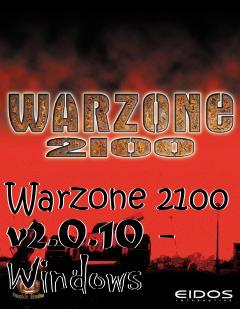 Box art for Warzone 2100 v2.0.10 - Windows