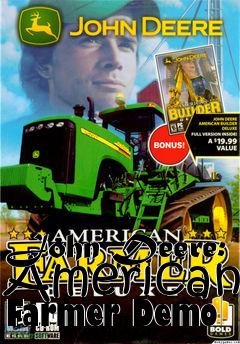 Box art for John Deere: American Farmer Demo
