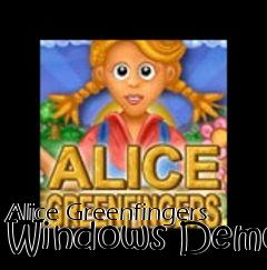 Box art for Alice Greenfingers Windows Demo