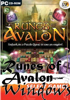 Box art for Runes of Avalon - Windows