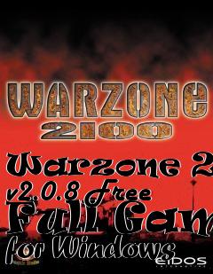 Box art for Warzone 2100 v2.0.8 Free Full Game for Windows