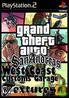 Box art for West Coast Customs Garage Textures