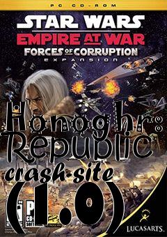 Box art for Honoghr: Republic crash-site (1.0)