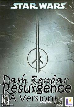 Box art for Dash Rendar Resurgence (JA Version)