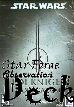 Box art for Star Forge Observation Deck