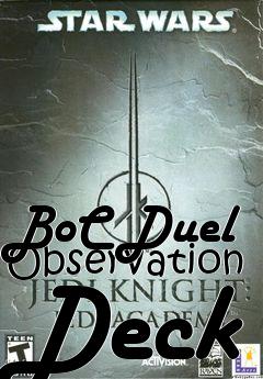 Box art for BoC Duel Observation Deck