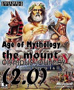 Box art for Age of Mythology the mount olympus journey (2.0)
