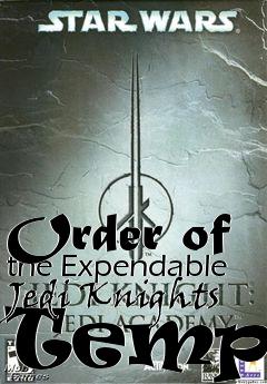 Box art for Order of the Expendable Jedi Knights Temple