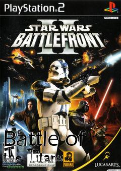 Box art for Battle of the Titans