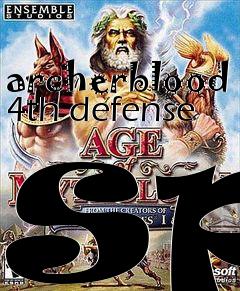 Box art for archerblood 4th defense sp