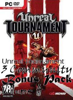 Box art for Unreal Tournament 3 Community Bonus Pack Volume 4