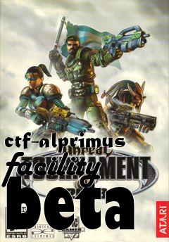 Box art for ctf-alprimus facility beta