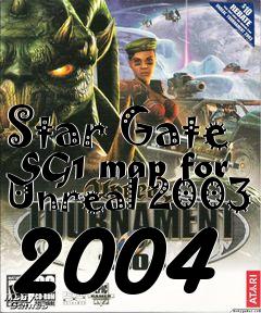 Box art for Star Gate SG1 map for Unreal 2003 2004