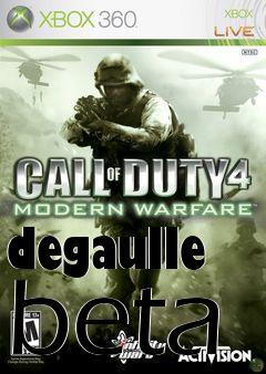 Box art for degaulle beta