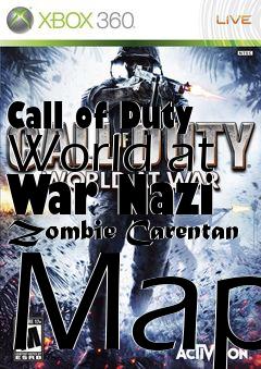 Box art for Call of Duty World at War Nazi Zombie Carentan Map