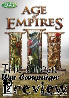 Box art for The Great War Campaign: Preview