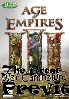 Box art for The Great War Campaign: Preview