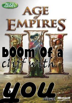 Box art for bOOm Of a cliff with you