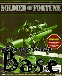 Box art for Rdam Missile Base