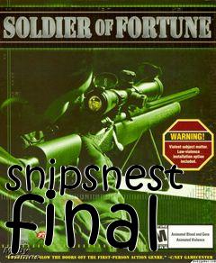 Box art for snipsnest final