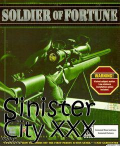 Box art for Sinister City XXX