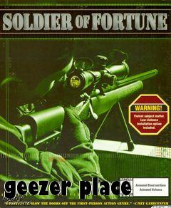 Box art for geezer place