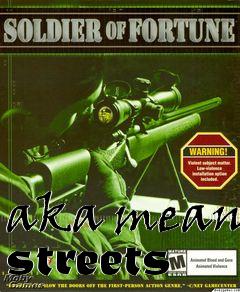 Box art for aka mean streets