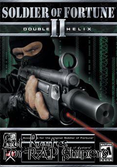 Box art for Bot Routes For RAP Snipers