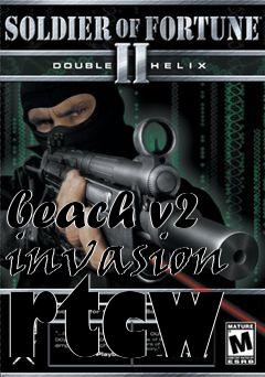 Box art for beach v2 invasion rtcw