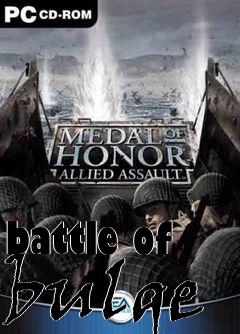 Box art for battle of bulge