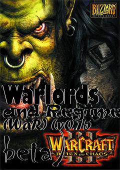 Box art for Warlords and Regiments (WaR) (v0.15 beta)