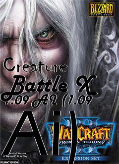 Box art for Creature Battle X 1.09 AI (1.09 Ai)