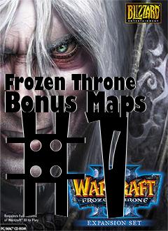 Box art for Frozen Throne Bonus Maps #1
