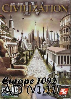 Box art for Europe 1092 AD (v1.11)