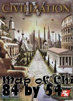 Box art for Map of China 84 by 54