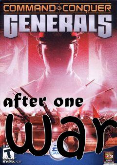 Box art for after one war