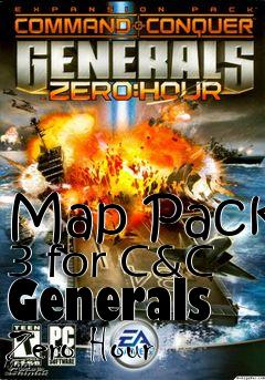 Box art for Map Pack 3 for C&C Generals Zero Hour