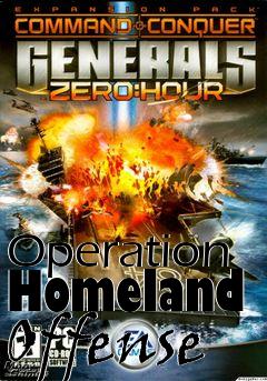 Box art for Operation Homeland Offense