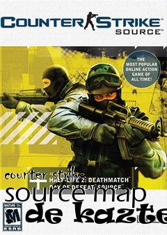 Box art for counter strike source map : de kaztec