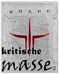 Box art for kritische masse