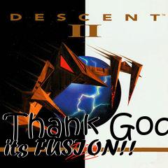 Box art for Thank God its FUSION!!