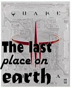 Box art for The last place on earth